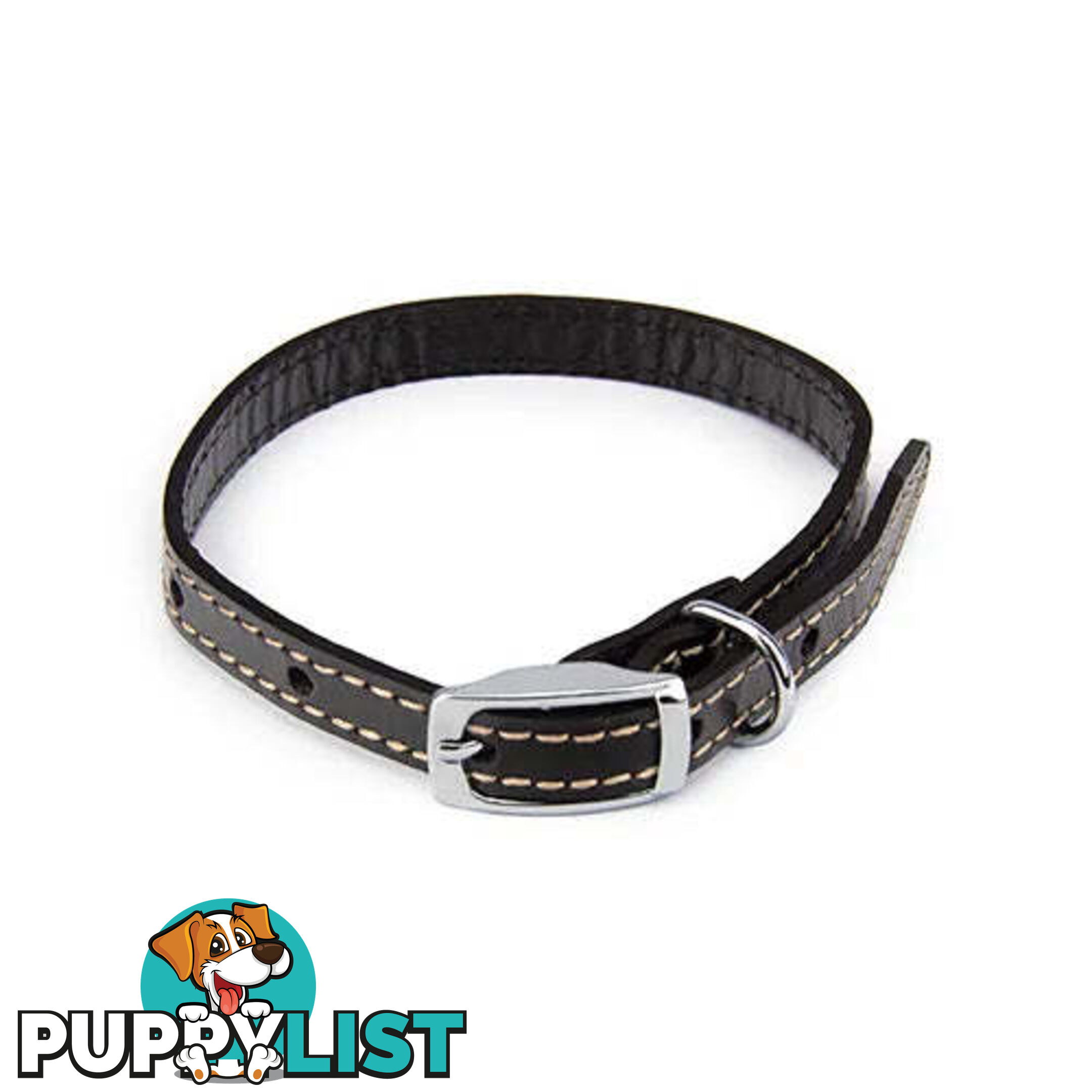 LEATHER COLLARS - BAINBRIDGE - BB-A7020-BLK