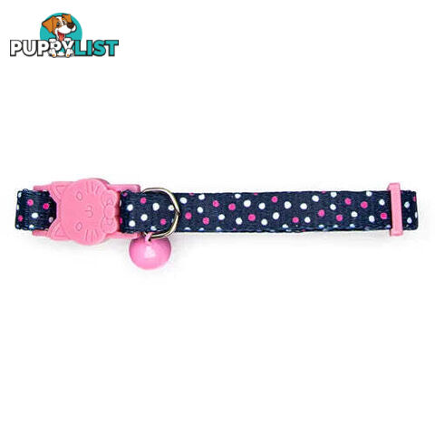 DOTTED CAT COLLAR - BAINBRIDGE - BB-A7268-PNK