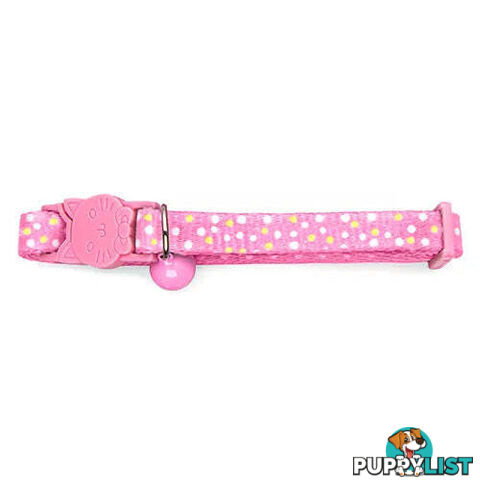 DOTTED CAT COLLAR - BAINBRIDGE - BB-A7268-PNK