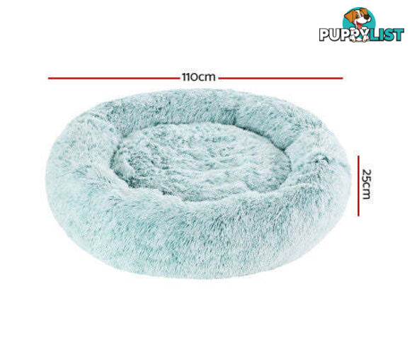 Pet Bed Dog Cat Calming Bed Sleeping Comfy Washable - PET-BED-D110-LTGR