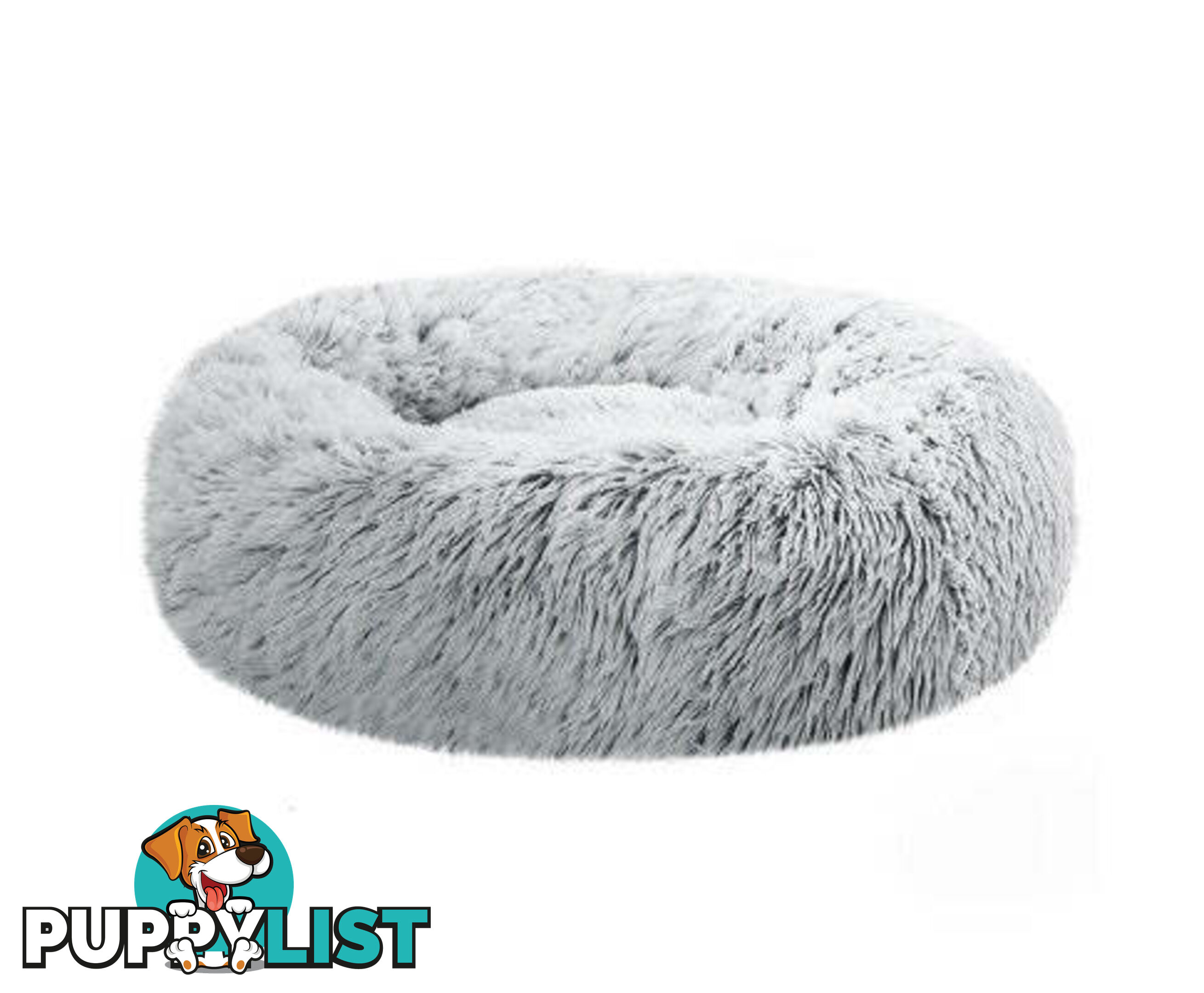 Pet Bed Dog Cat Calming Bed Sleeping Comfy Washable - PET-BED-D110-LTGR
