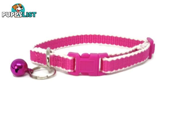 100% Pure Bamboo Fibre Cat Collar Plastic Buckle - Moondidley Pets - MDPCOLCATBRN