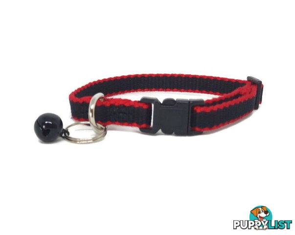 100% Pure Bamboo Fibre Cat Collar Plastic Buckle - Moondidley Pets - MDPCOLCATBRN