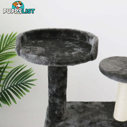 CATIO Chipboard Flannel Cat Scratching Tree - Abstract Deluxe 50x50x127cm - V390-C200226