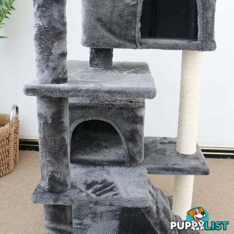 CATIO Chipboard Flannel Cat Scratching Tree - Abstract Deluxe 50x50x127cm - V390-C200226