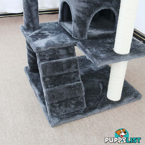 CATIO Chipboard Flannel Cat Scratching Tree - Abstract Deluxe 50x50x127cm - V390-C200226