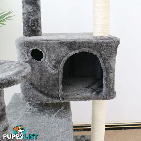 CATIO Chipboard Flannel Cat Scratching Tree - Abstract Deluxe 50x50x127cm - V390-C200226