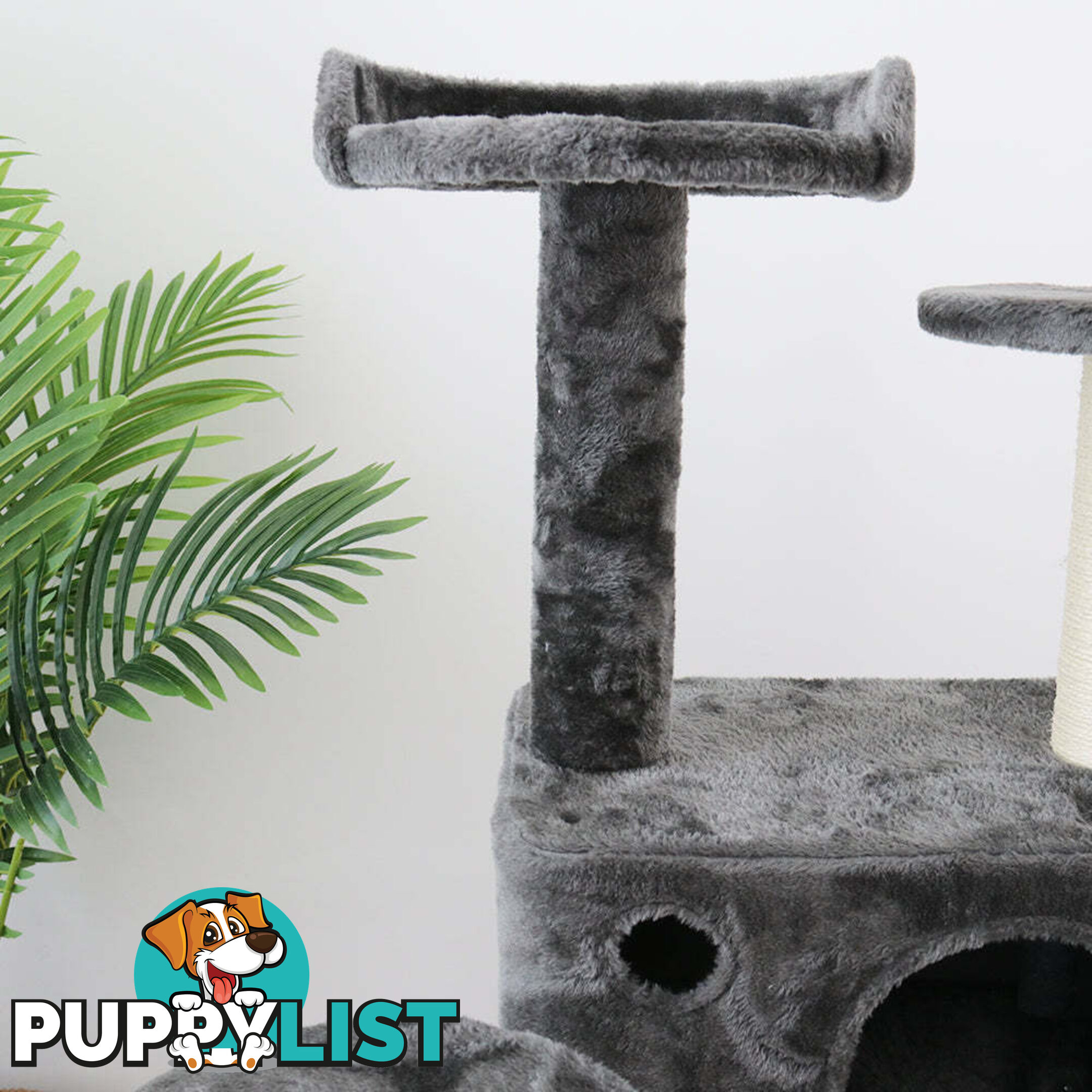 CATIO Chipboard Flannel Cat Scratching Tree - Abstract Deluxe 50x50x127cm - V390-C200226