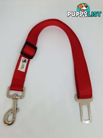 Seat Belt Safety Travel Attachment Connector - Moondidley Pets - MDPSBBLK