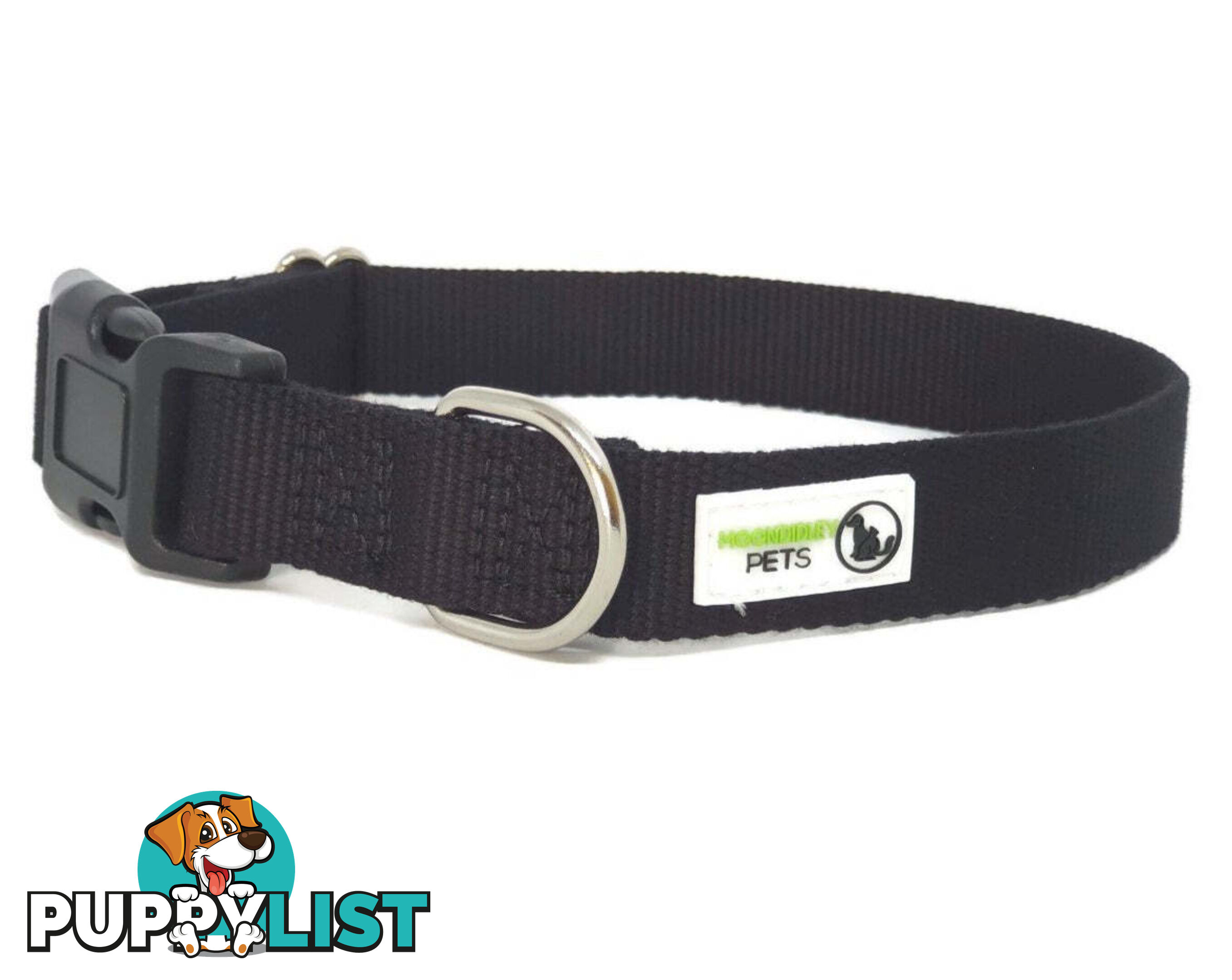 100% Pure Bamboo Fibre Dog Collar Plastic Buckle - Moondidley Pets - MDPCOLBAMSPUR