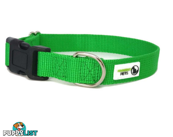 100% Pure Bamboo Fibre Dog Collar Plastic Buckle - Moondidley Pets - MDPCOLBAMSPUR