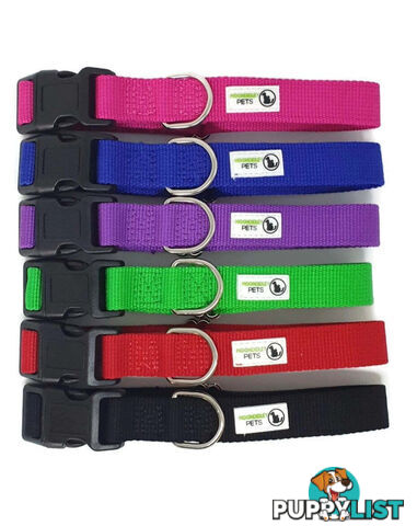 100% Pure Bamboo Fibre Dog Collar Plastic Buckle - Moondidley Pets - MDPCOLBAMSPUR