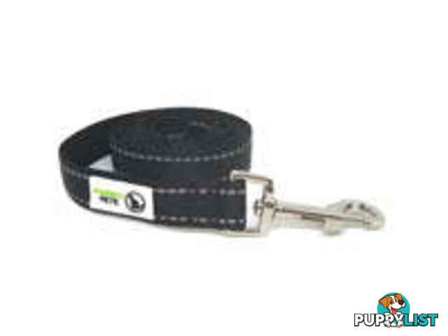 10m Long Nylon w/Reflective Stitching Dog Lead - Moondidley Pets - MDPLDREFLBLU2510