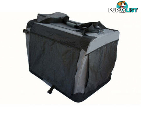 YES4PETS Small Foldable Pet Soft Dog Cat Puppy Rabbit Crate Bag With Curtain-Blue - V278-SC4934-S_BLUE