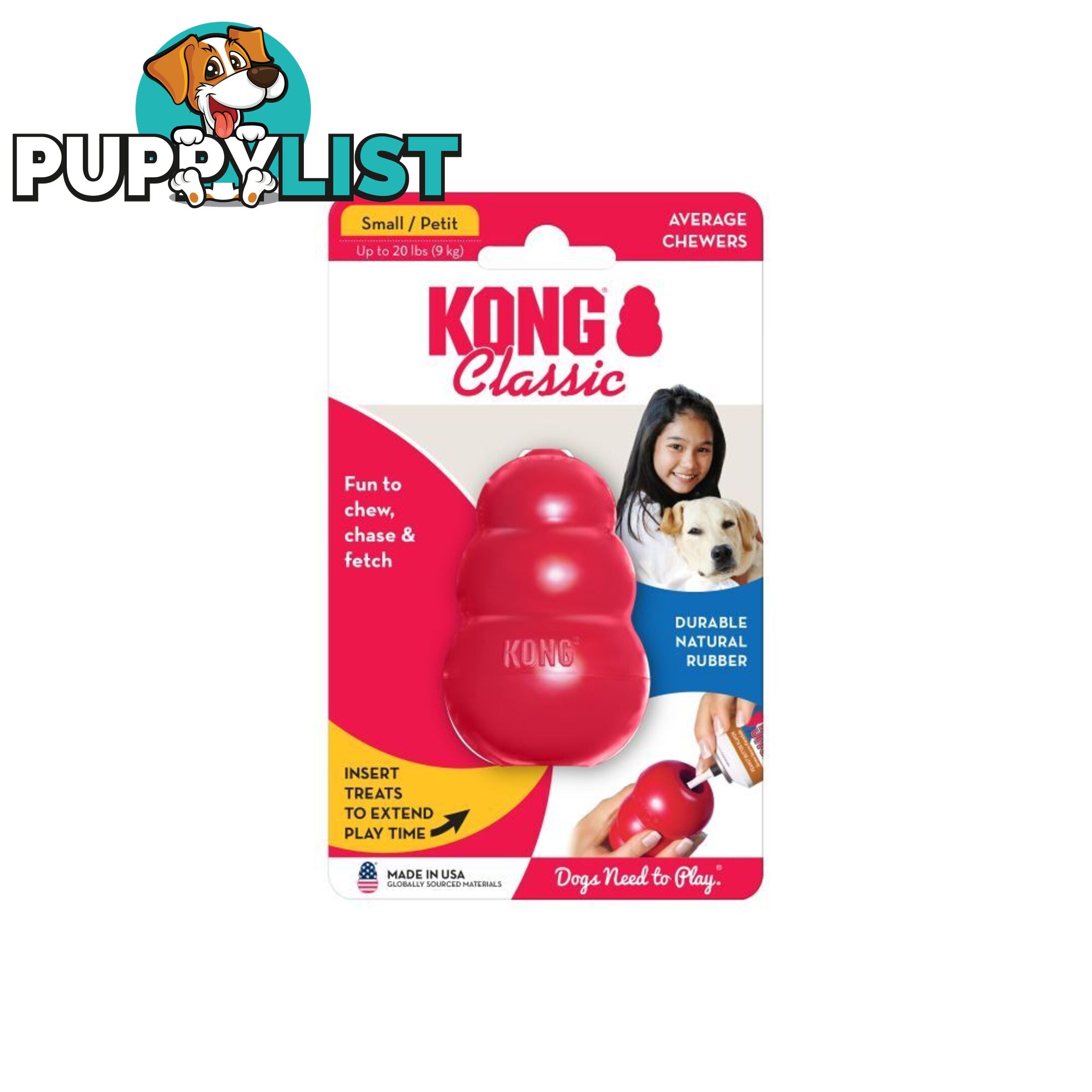KONG Classic Dog Toy - FC-	T2