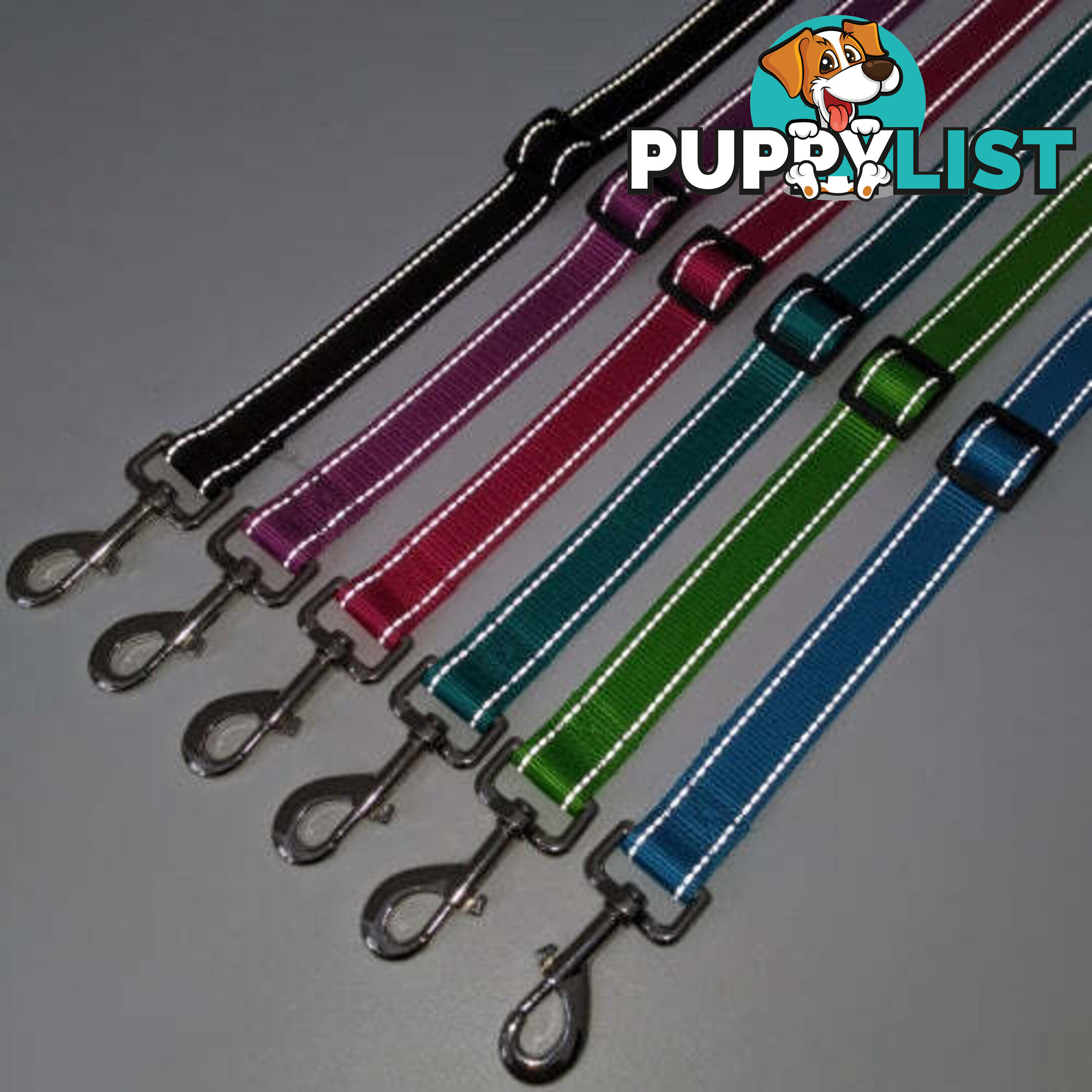 Hands Free Runner/Walker Waist Dog Leash Reflective- Moondidley Pets - MDPLDRUNGN