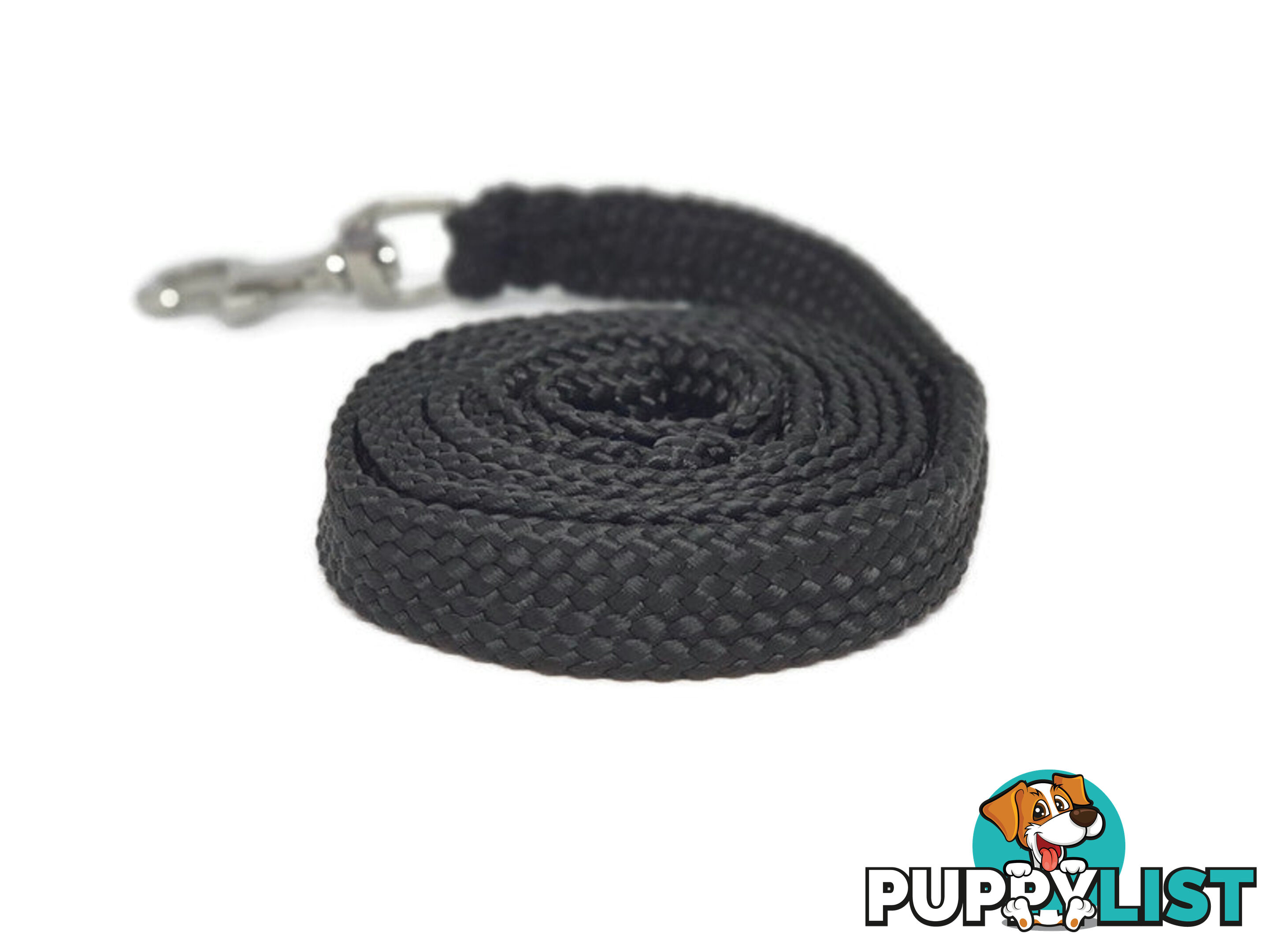 1.8m to 10m Long Dog Lead No Stitching Tough Yarnix 20mm Wide - YNXLD2010SSBLU