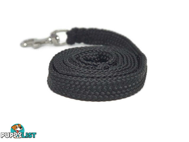 1.8m to 10m Long Dog Lead No Stitching Tough Yarnix 20mm Wide - YNXLD2010SSBLU