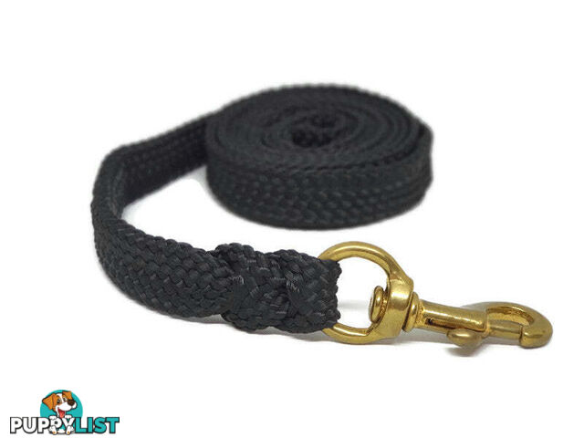1.8m to 10m Long Dog Lead No Stitching Tough Yarnix 20mm Wide - YNXLD2010SSBLU