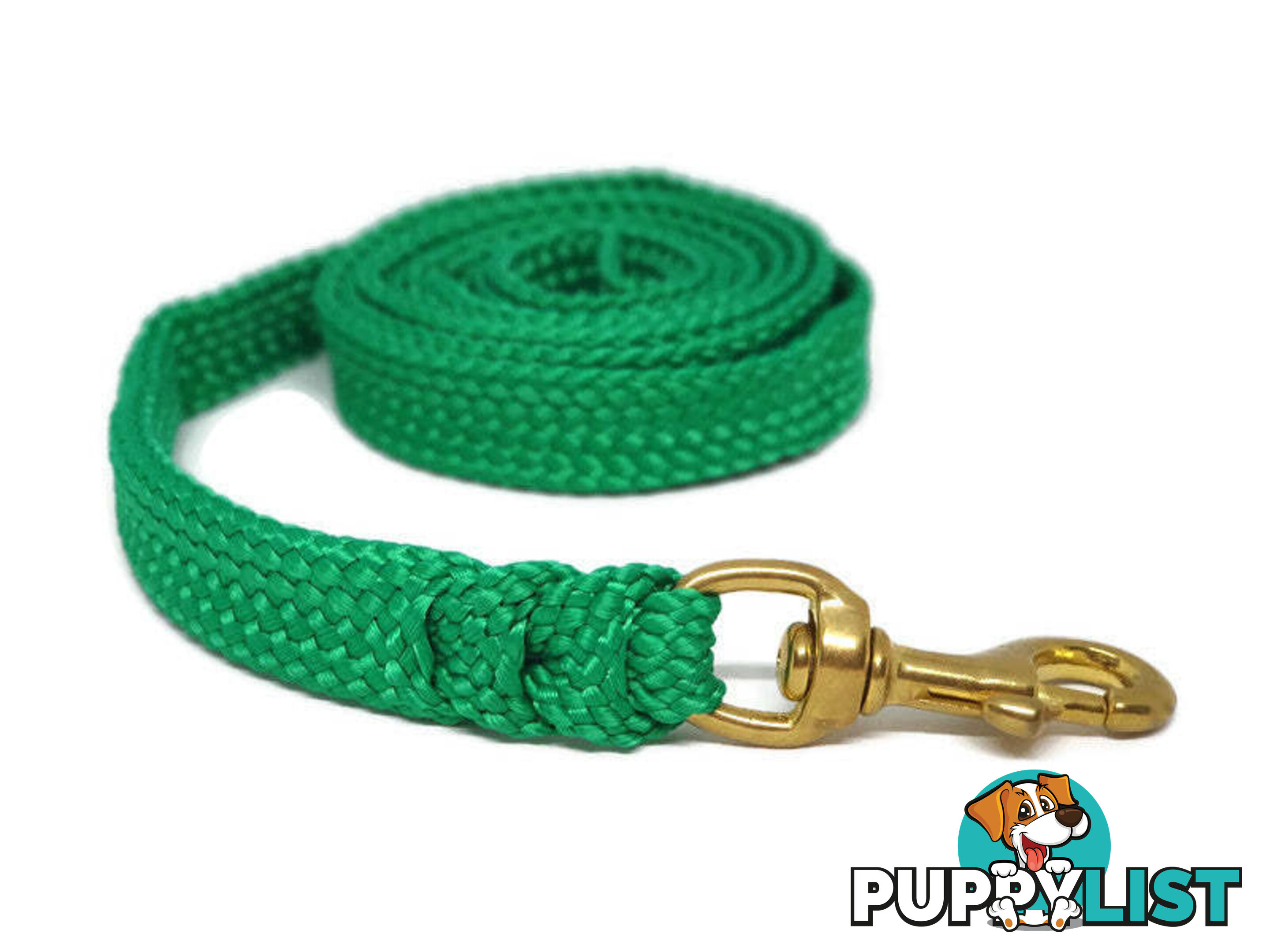 1.8m to 10m Long Dog Lead No Stitching Tough Yarnix 20mm Wide - YNXLD2010SSBLU
