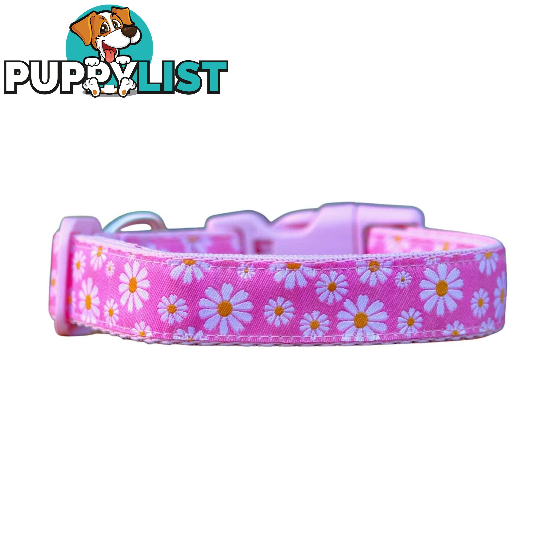 Daisy Dog Collar -  Hand Made by The Bark Side - TBSDAIXSLAV