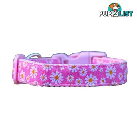 Daisy Dog Collar -  Hand Made by The Bark Side - TBSDAIXSLAV