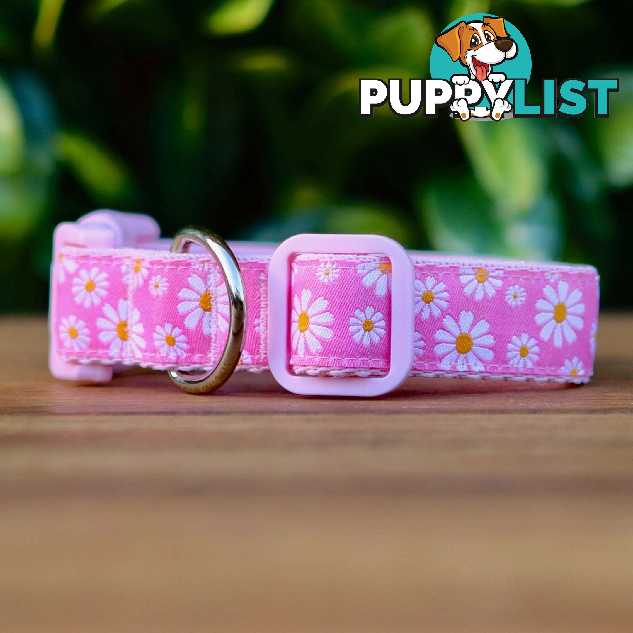 Daisy Dog Collar -  Hand Made by The Bark Side - TBSDAIXSLAV
