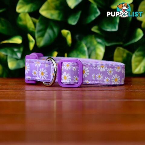 Daisy Dog Collar -  Hand Made by The Bark Side - TBSDAIXSLAV
