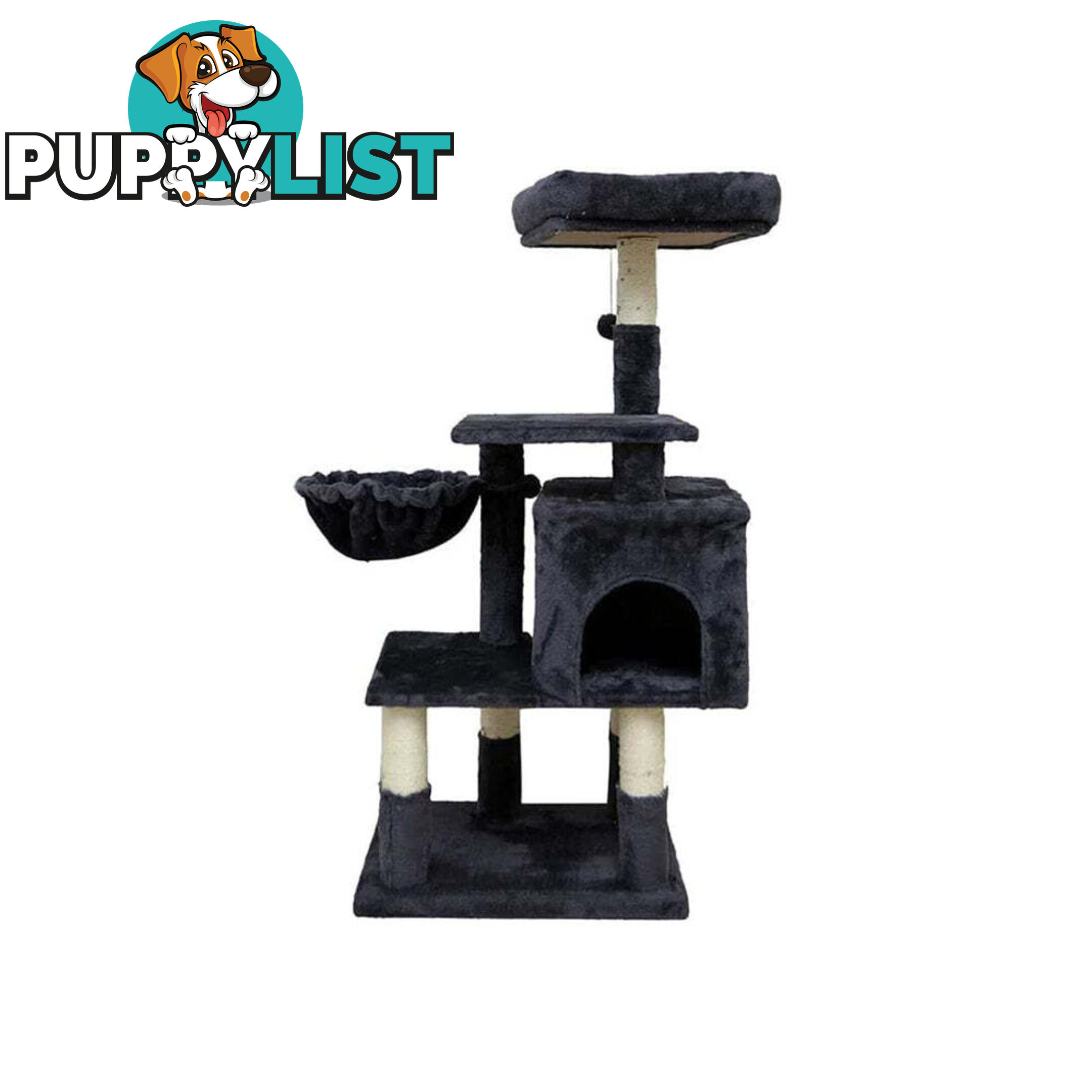 CATIO Chipboard Flannel Cat Scratching Tree - Abode 112cm - V390-C200468