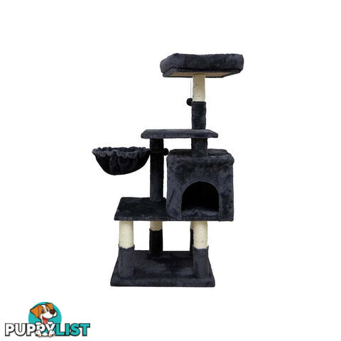 CATIO Chipboard Flannel Cat Scratching Tree - Abode 112cm - V390-C200468