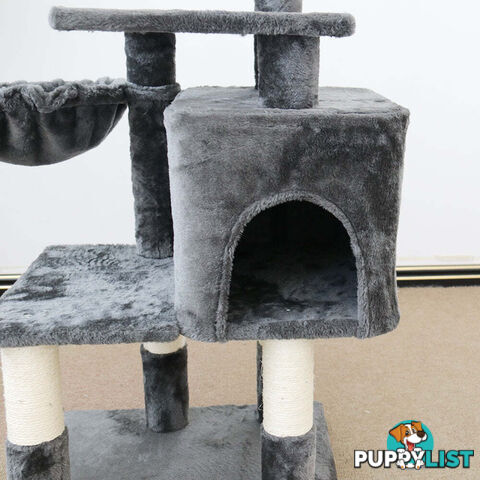 CATIO Chipboard Flannel Cat Scratching Tree - Abode 112cm - V390-C200468