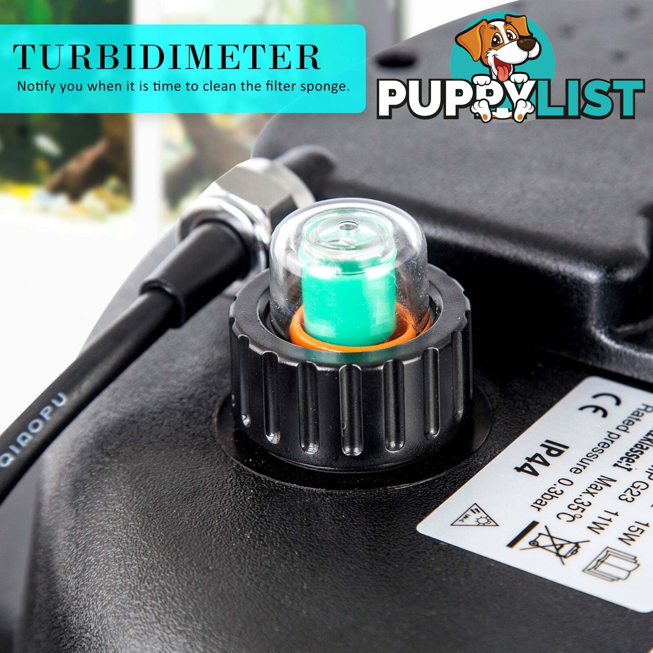 Combo Aquarium Garden Filter 10000L/H + Submersible Water Pump 16000L/H - V274-AQ-CPF250-CTP16000