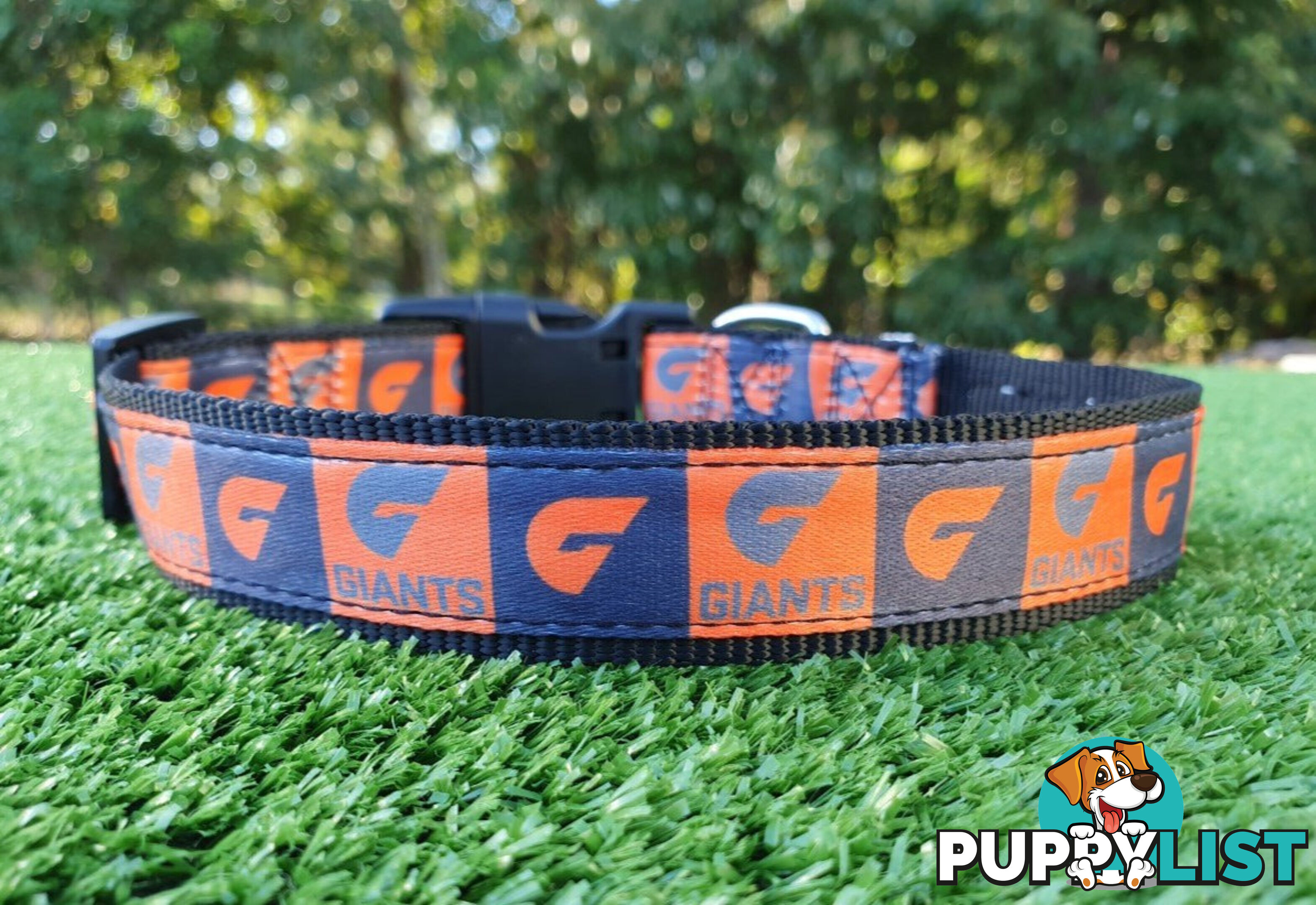 AFL Dog Collars, Footy - Aussie Rules - Moondidley Pets - MDPCOLAFLMNMK