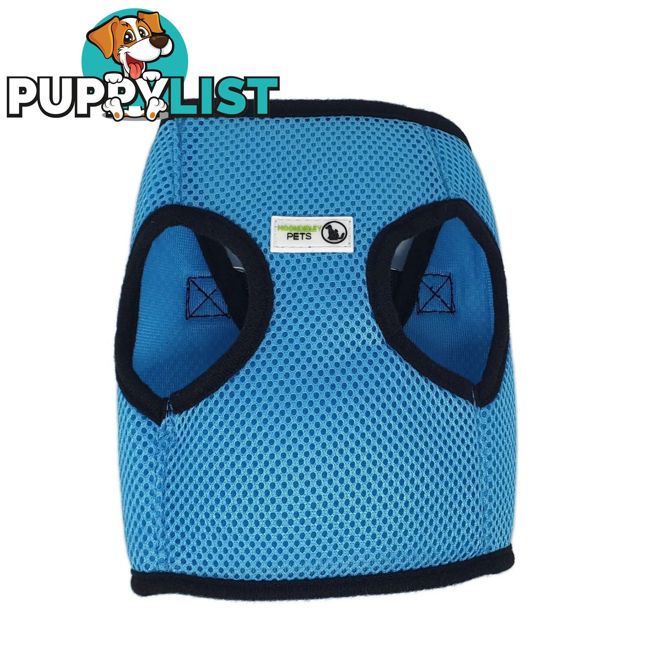Vest Harness Pet Dog-Cat Step-in Velcro and Buckle Attachments - Moondidley Pets - MDPVESTSPUR