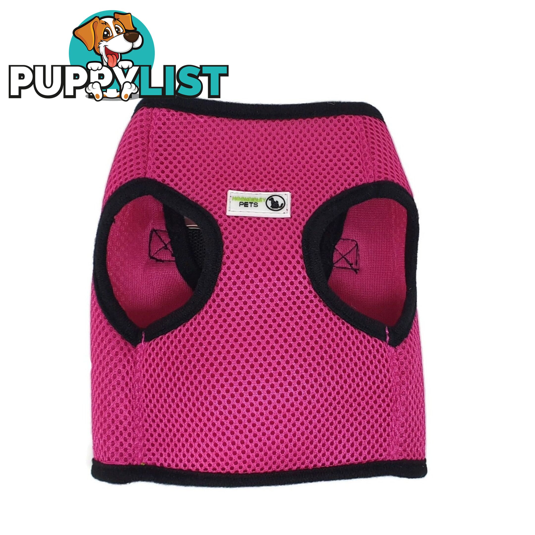 Vest Harness Pet Dog-Cat Step-in Velcro and Buckle Attachments - Moondidley Pets - MDPVESTSPUR