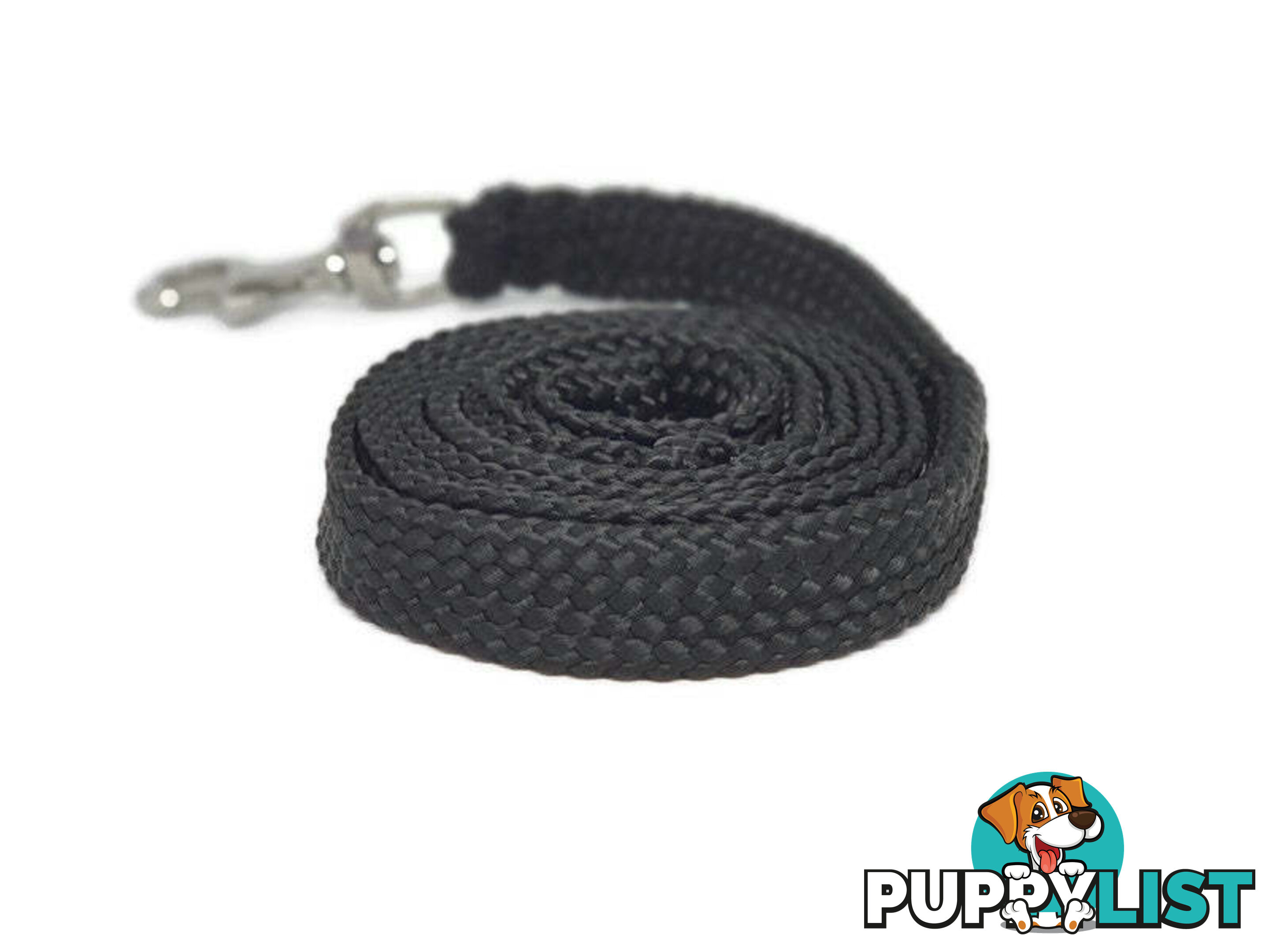 1.8m to 10m Long Dog Lead No Stitching Tough Yarnix 20mm Wide - YNXLD2010BRBLU