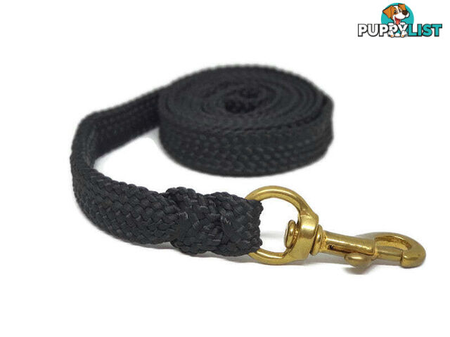 1.8m to 10m Long Dog Lead No Stitching Tough Yarnix 20mm Wide - YNXLD2010BRBLU