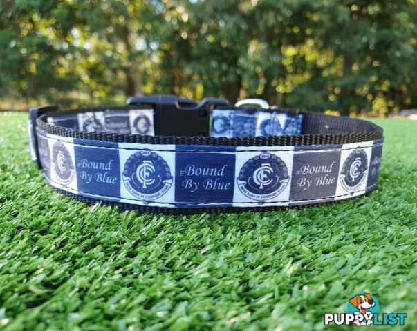 AFL Dog Collars, Footy - Aussie Rules - Moondidley Pets - MDPCOLAFLXSHH