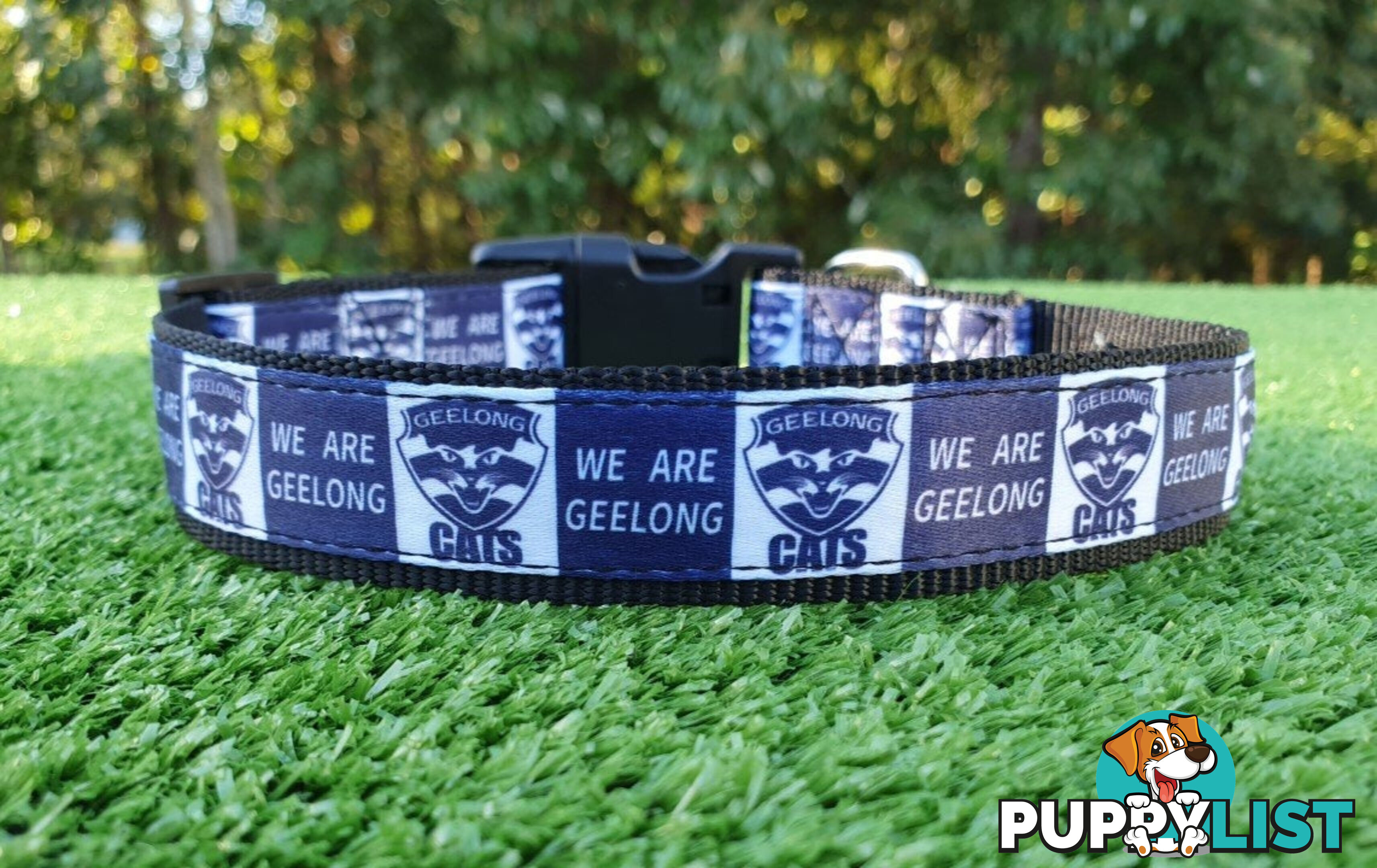AFL Dog Collars, Footy - Aussie Rules - Moondidley Pets - MDPCOLAFLXSMD