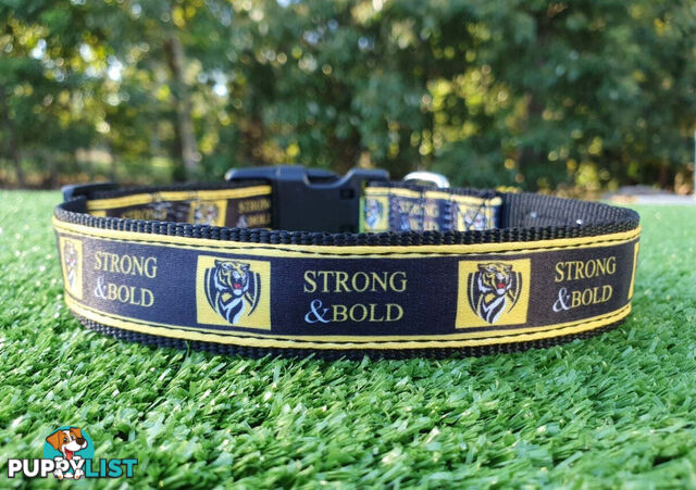 AFL Dog Collars, Footy - Aussie Rules - Moondidley Pets - MDPCOLAFLXSMD