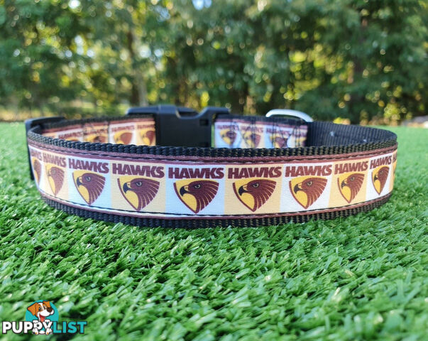 AFL Dog Collars, Footy - Aussie Rules - Moondidley Pets - MDPCOLAFLXSMD