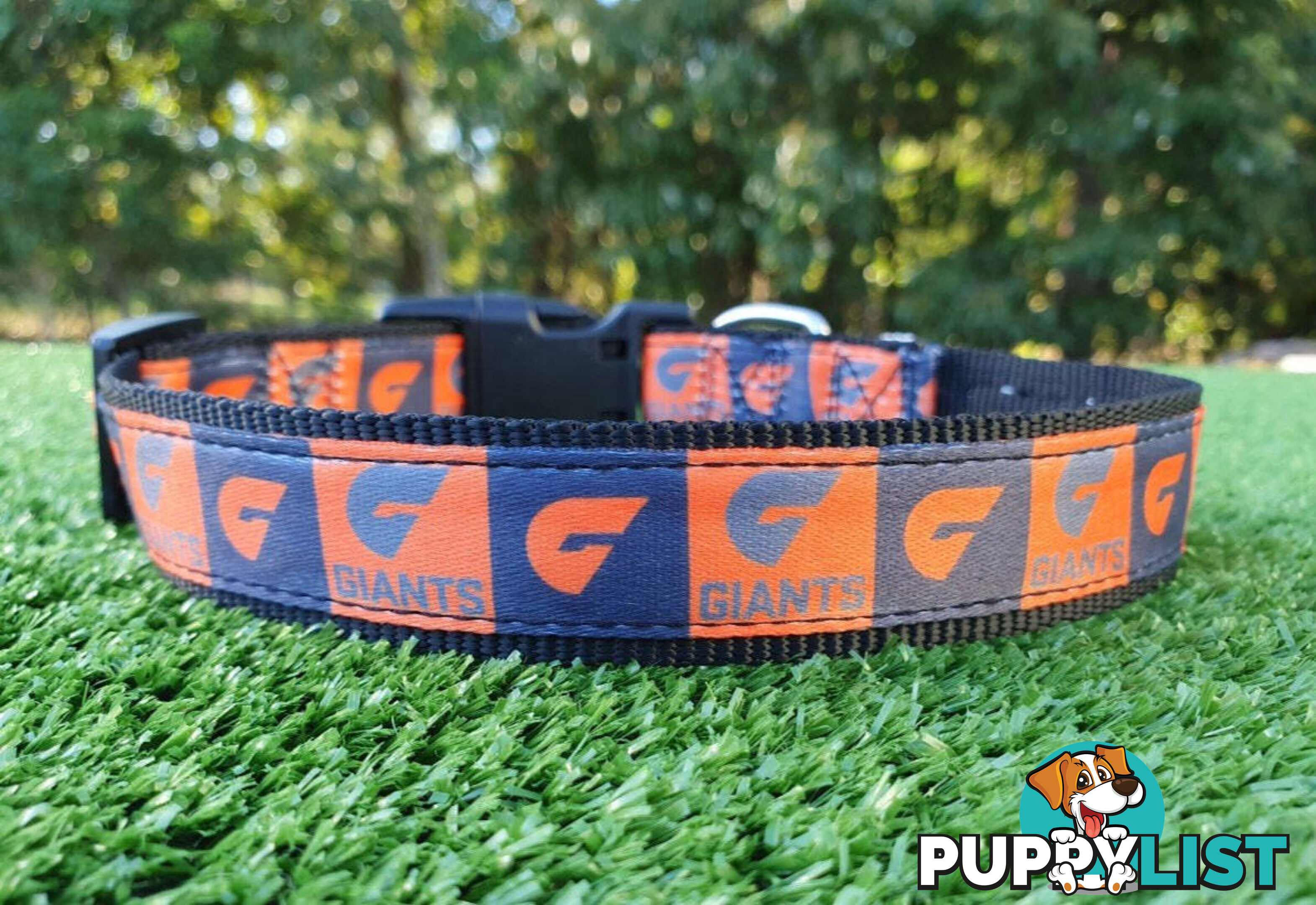 AFL Dog Collars, Footy - Aussie Rules - Moondidley Pets - MDPCOLAFLXSMD