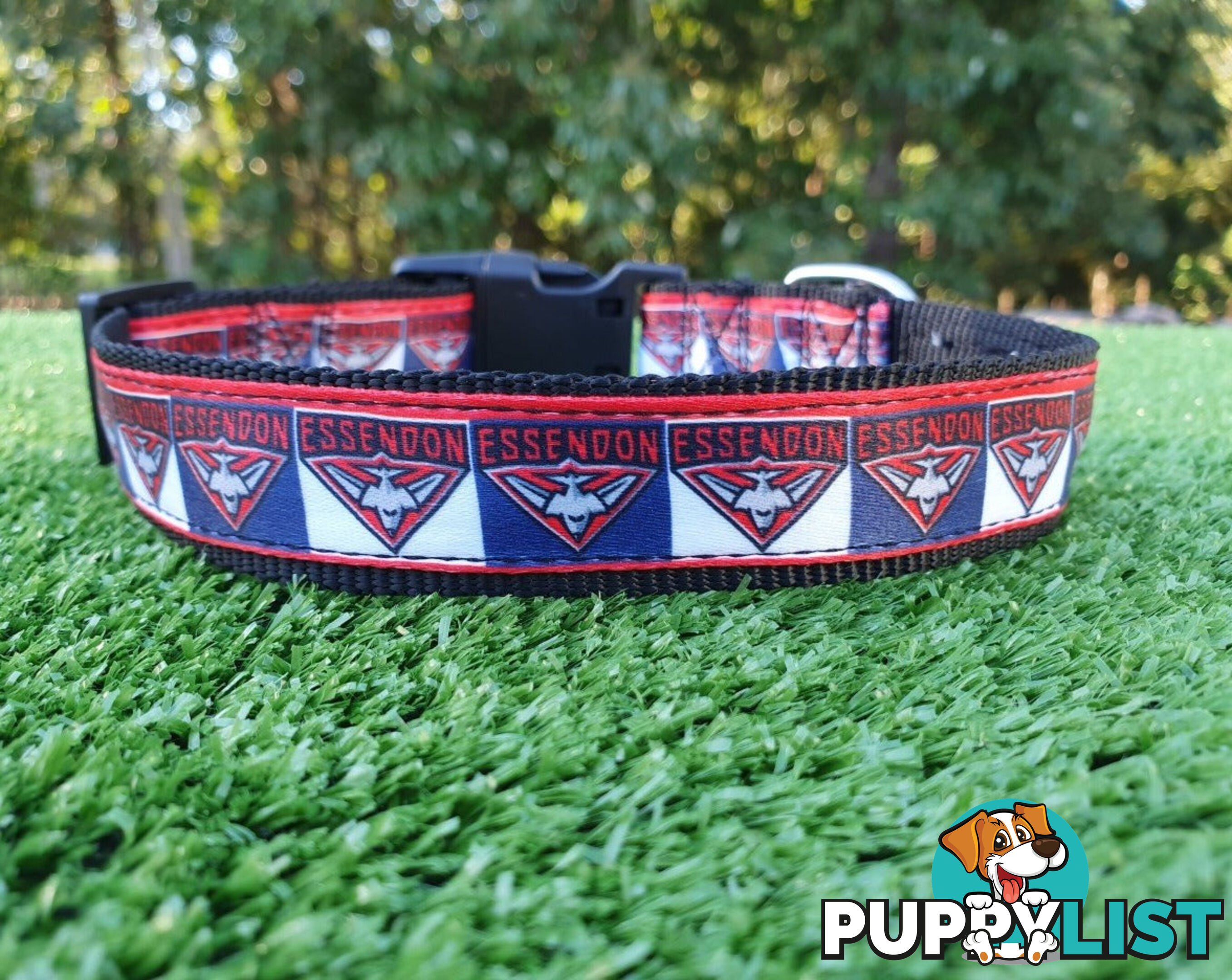 AFL Dog Collars, Footy - Aussie Rules - Moondidley Pets - MDPCOLAFLXSMD