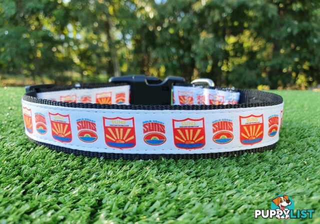 AFL Dog Collars, Footy - Aussie Rules - Moondidley Pets - MDPCOLAFLXSMD
