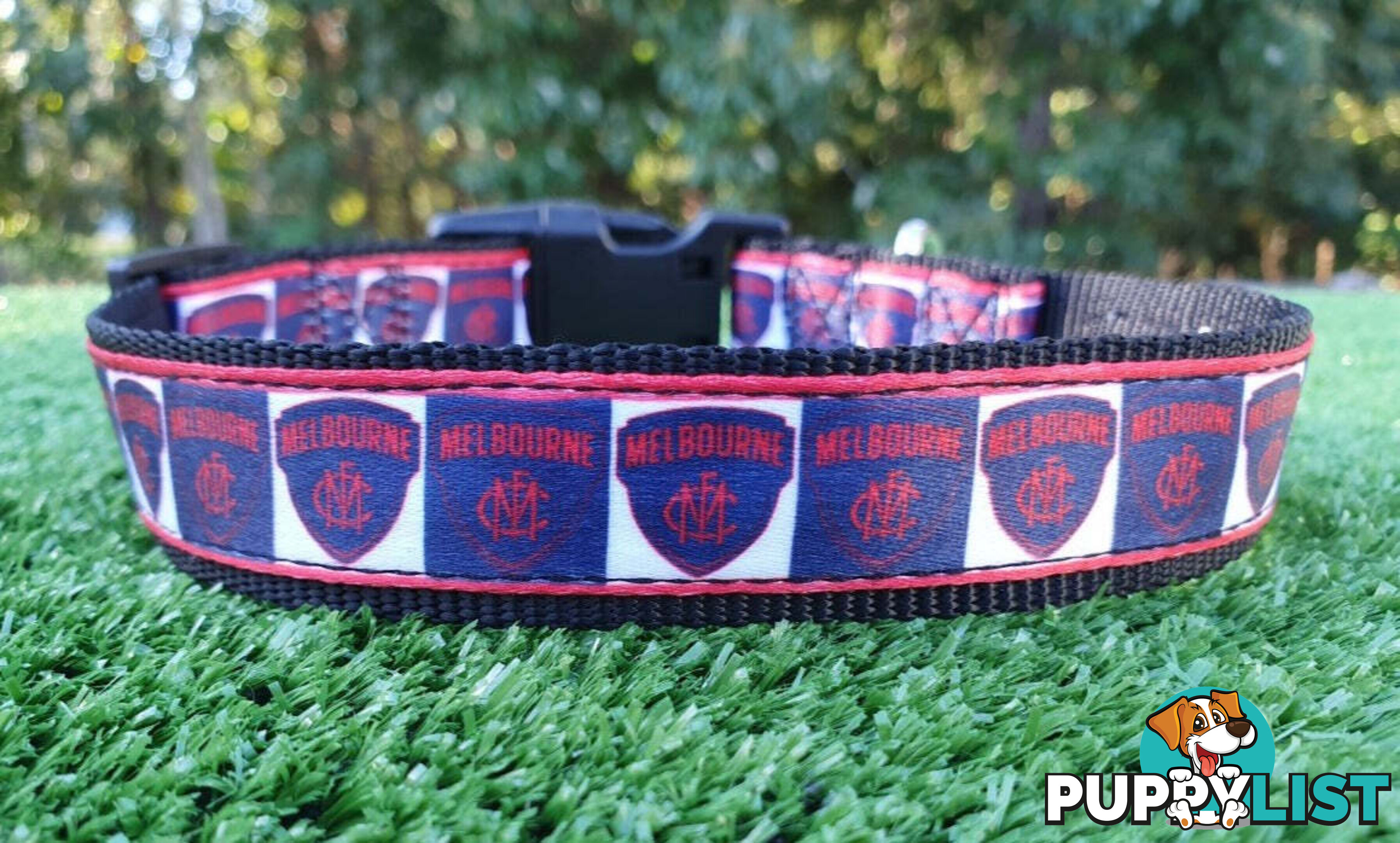 AFL Dog Collars, Footy - Aussie Rules - Moondidley Pets - MDPCOLAFLXSMD