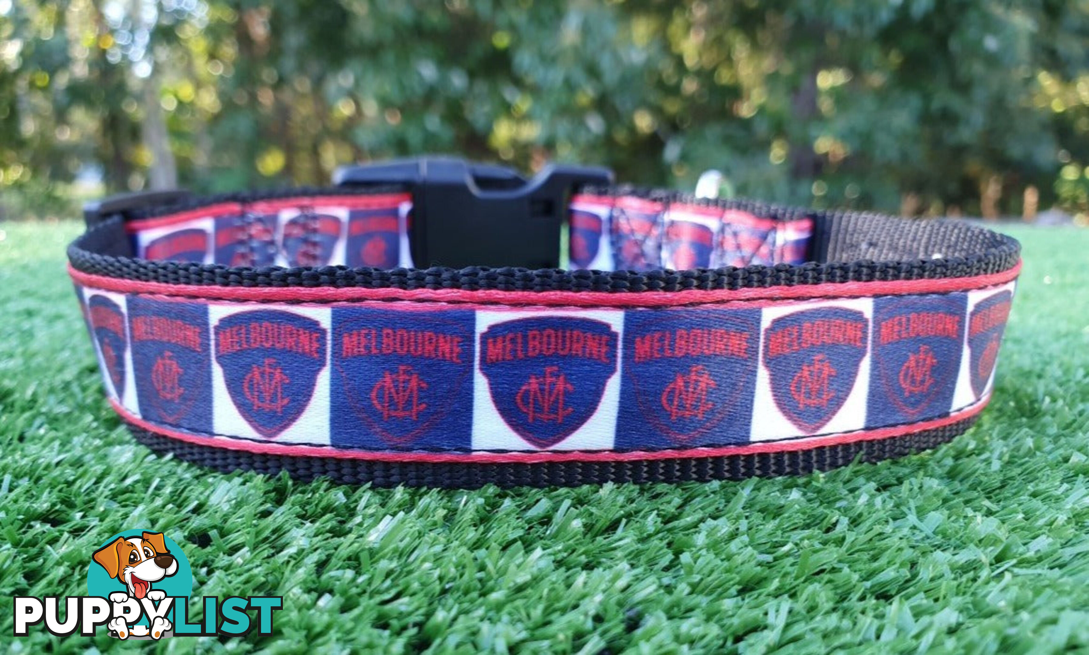 AFL Dog Collars, Footy - Aussie Rules - Moondidley Pets - MDPCOLAFLXSMD
