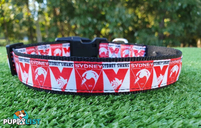 AFL Dog Collars, Footy - Aussie Rules - Moondidley Pets - MDPCOLAFLXSMD
