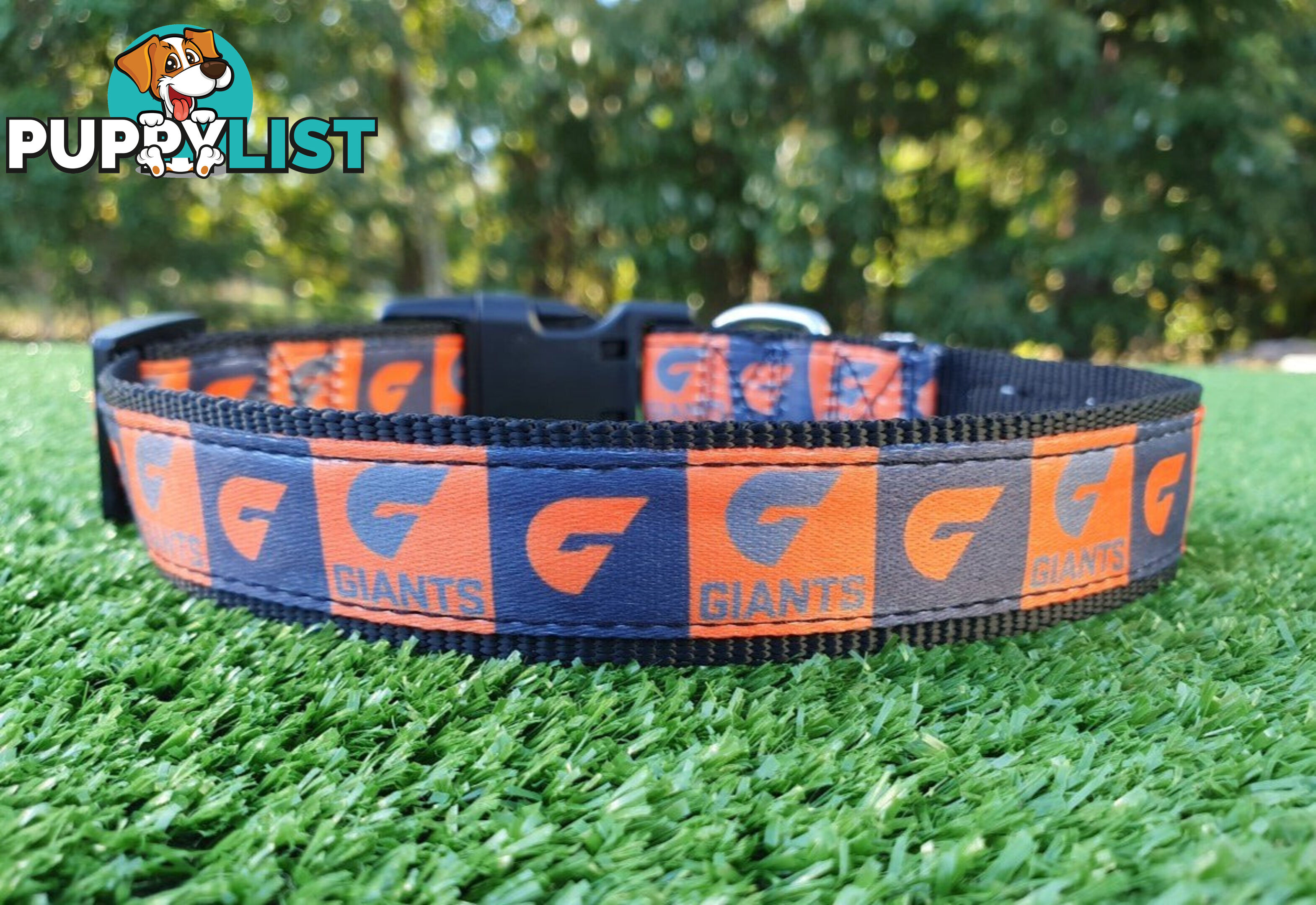 AFL Dog Collars, Footy - Aussie Rules - Moondidley Pets - MDPCOLAFLXSMD