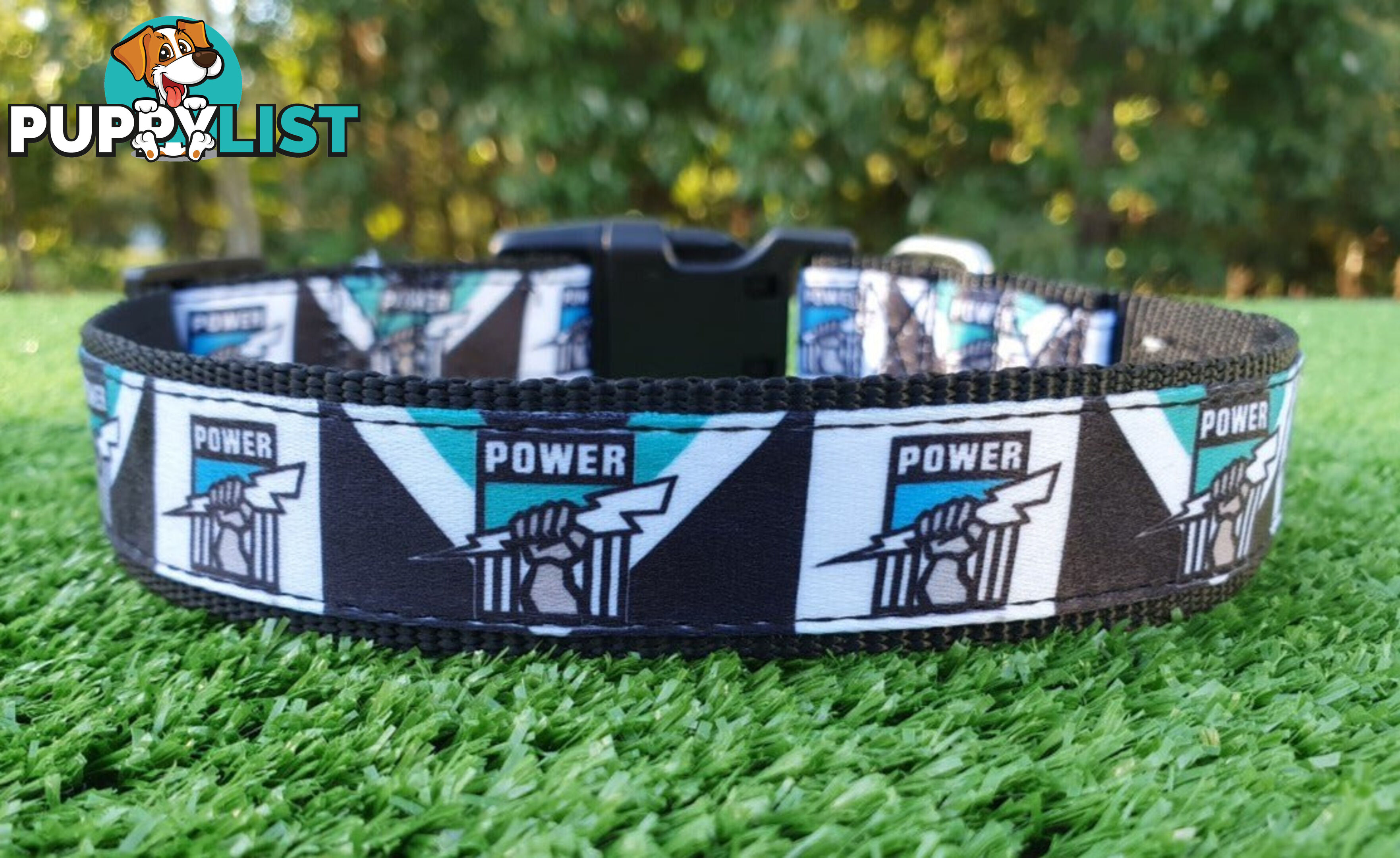 AFL Dog Collars, Footy - Aussie Rules - Moondidley Pets - MDPCOLAFLXSMD