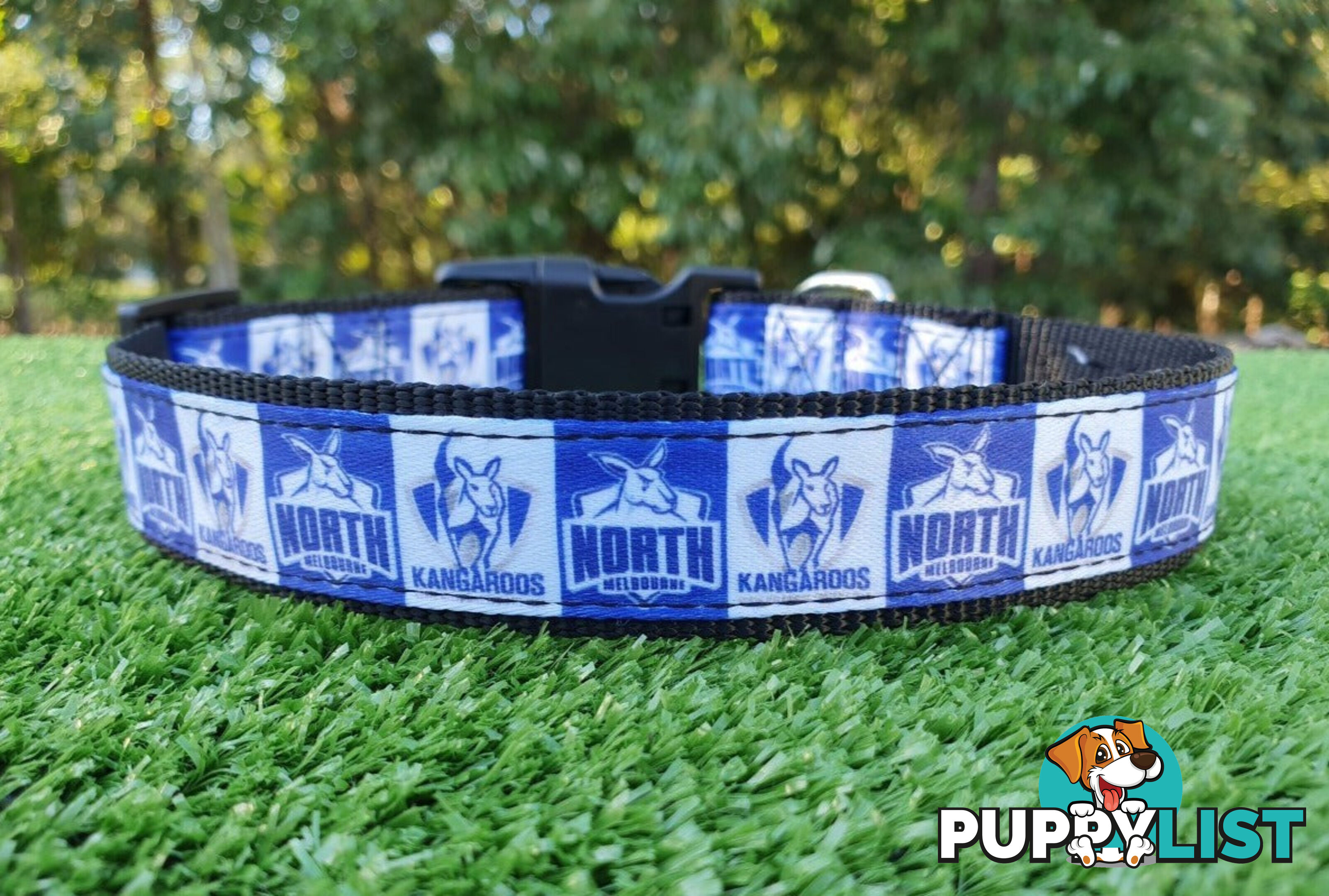 AFL Dog Collars, Footy - Aussie Rules - Moondidley Pets - MDPCOLAFLXSMD